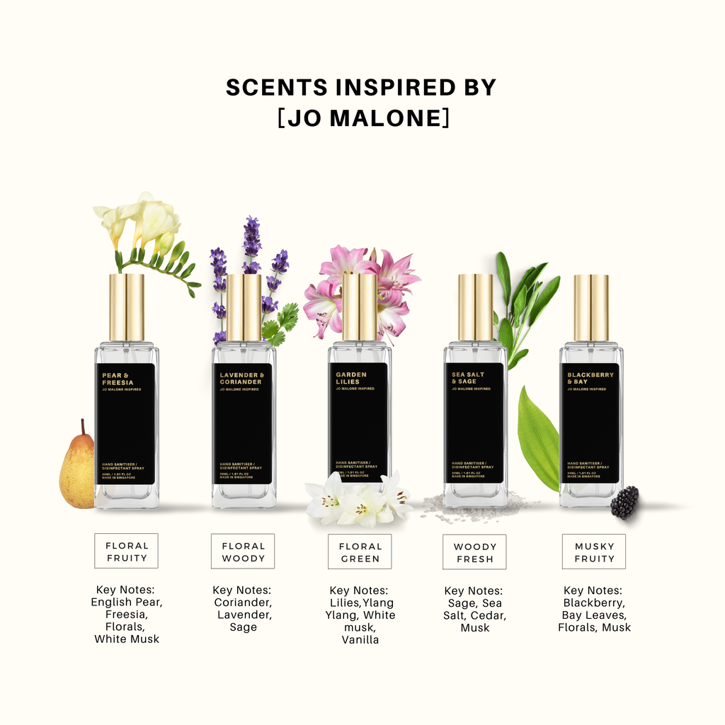 Garden Lilies Hand Sanitiser / Disinfectant Spray