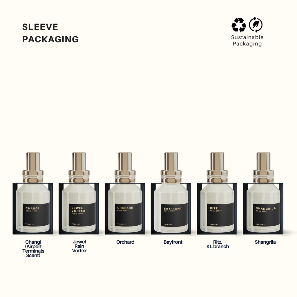 Room Spray Set - 6 Iconic Mall & Hotel Scents