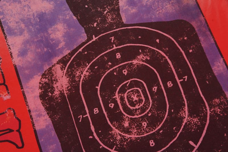 VALLEY FOREVER RED TARGET PRACTICE TEE